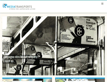 Tablet Screenshot of mediatransports.com